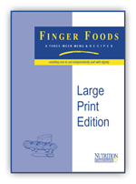 Finger Foods Large Print